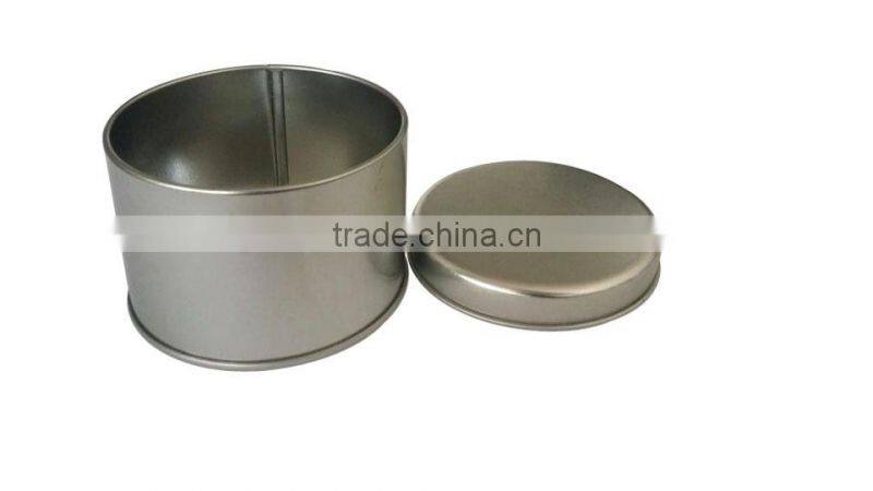 Food grade round tin box for candy