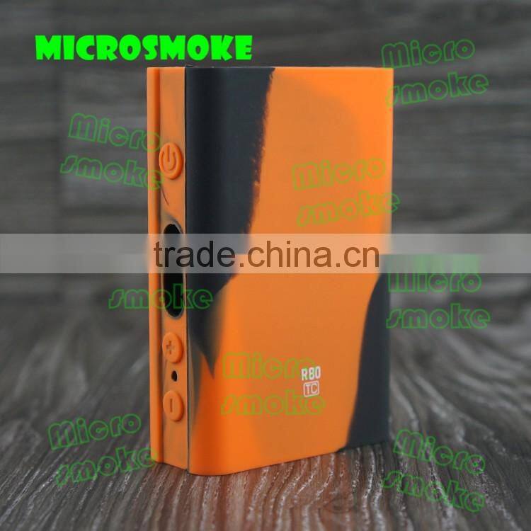 High quality Smoke Micro One Starter Kit 80w silicone case/skin/sleeve TC Micro One R80 silicone protector/enclosure in stock