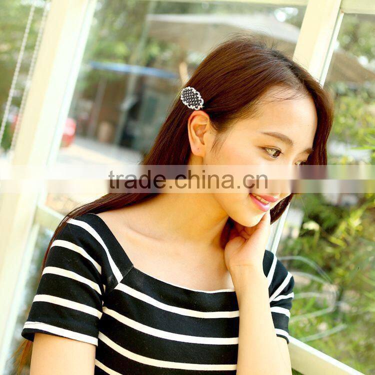 Direct Selling Wholesale Fashion Vintage Colorful Crystal Rhinestones Peacock Hairpin Barrette Hair Clip Hair Jewelry For Women