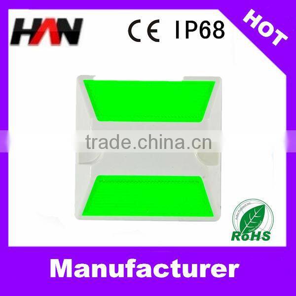 HAN-11 PC Reflective LED tempered glass road stud ( Five Color Can Choose )