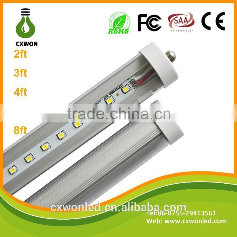 led tube lights 8ft T8 FA8 Single Pin LED Tube Lights 36W 4000Lm Bulbs SMD 2835 2400MM 8feet LED Fluorescent Tube Lamps