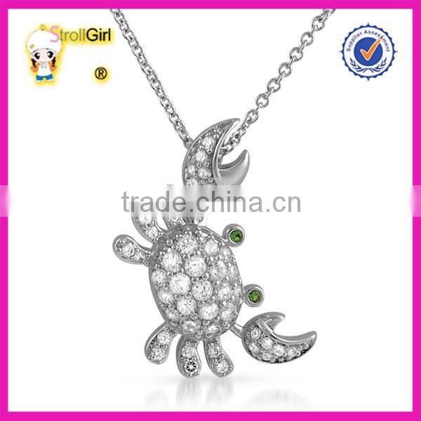 2015 China wholesale daisy jewelry 925 sterling silver pendant necklace