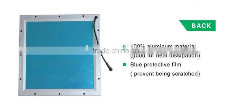 low price white/warm white panel light for office with square 60x60cm led panel light 32W led focus light price led tube light