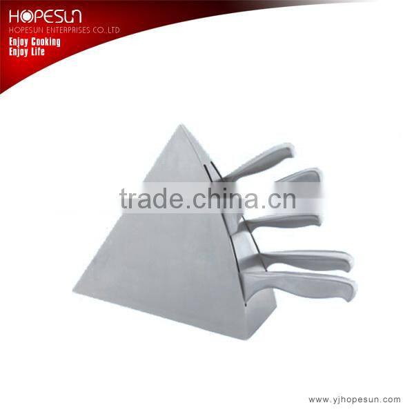 Kitchen knife sets with wooden block and chicken scissors