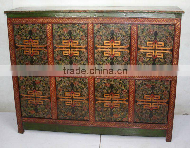 Tibetan reproduction furniture wedding painted