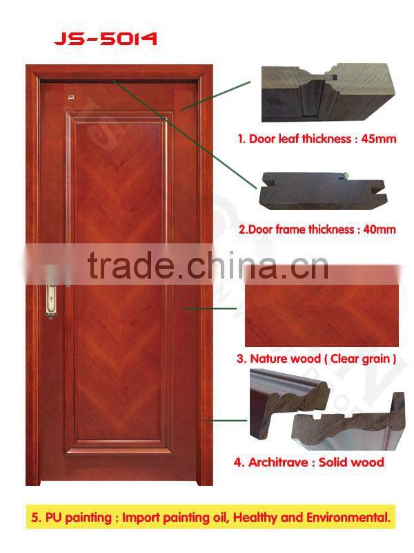 Hotsale high quality teak wood door price
