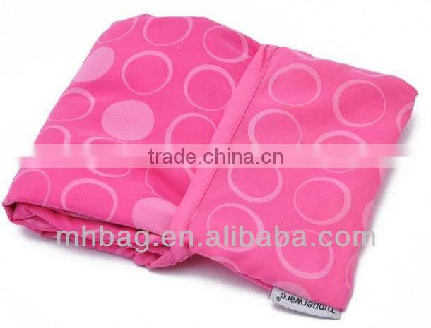 210D polyester foldable shopping bag