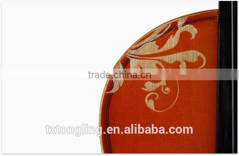 High Quality Popular Student Flower Decorated Beautiful Violin TL-002