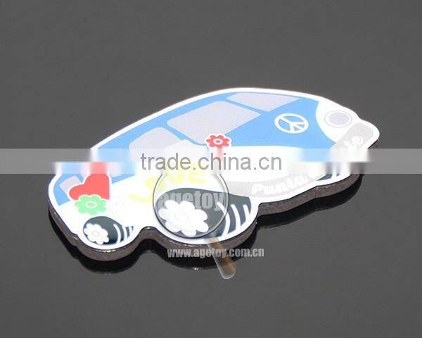 Uruguay Punta Del Este Souvenirs Car Shaped Rubber Magnet Stainless Steel Metal Custom Full Color Printing Fridge Magnet