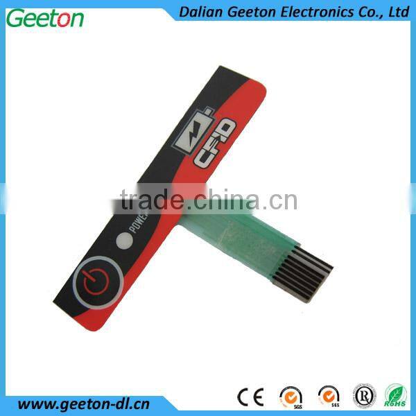 Embedded LEDs Membrane Tactile Keypad With PMMA Panel