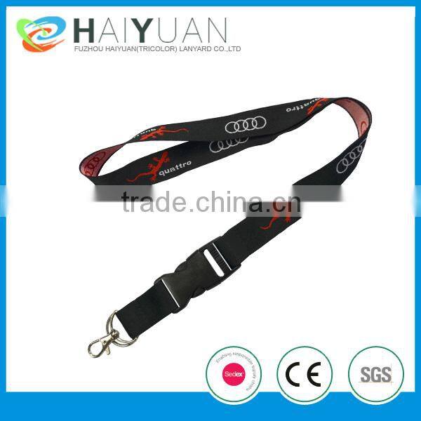 cheap high quality polyester Jacquard lanyard with customization