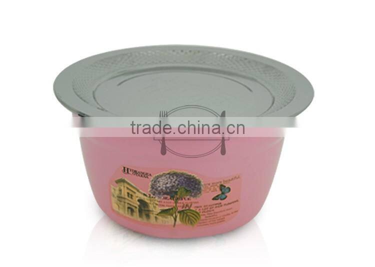 stainless steel oil bowl wi th steel lid
