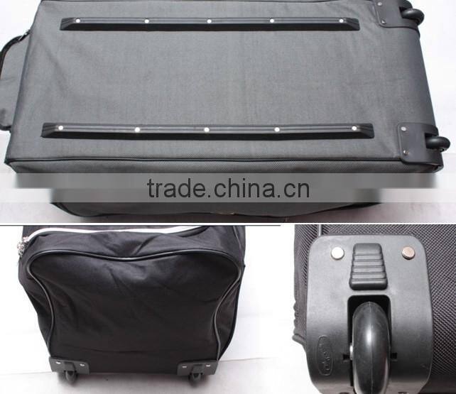 full PE board polyester trolley travel bag