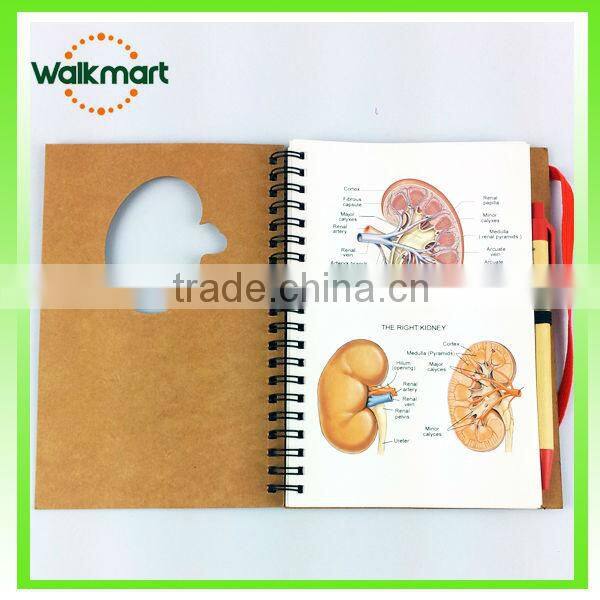 Recycled Notepad with pen and elastic