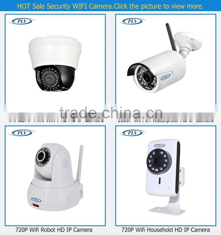 1MP pan tilt wireless security cameras alarm webcam cctv camera brand name PLV