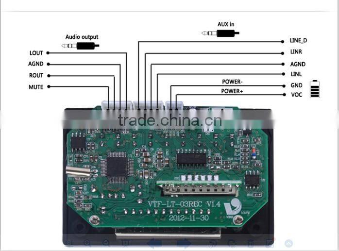 embedded mp3 module china pcb design