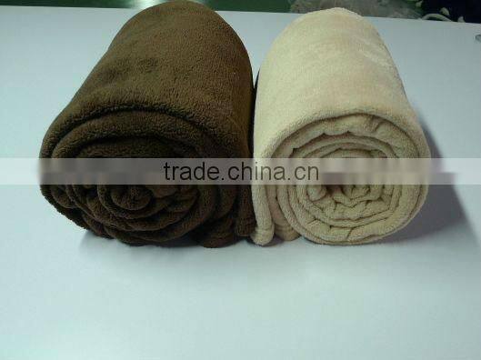 100%Polyester Wholesale and Cheap Plain Coral Fleece Blanket