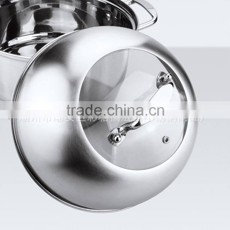 stainless steel kitchenware and cookware food display steamer utensil set