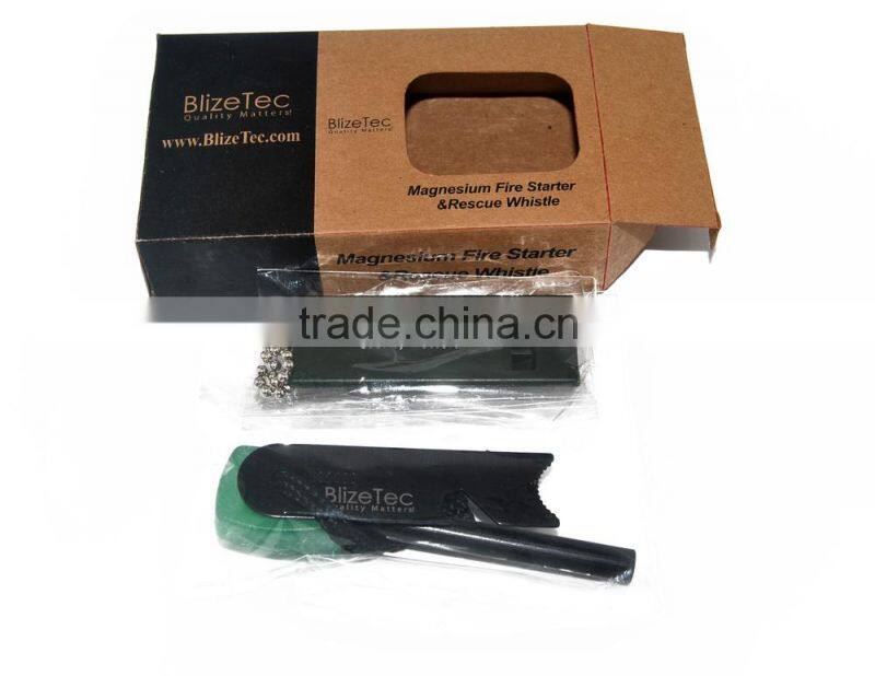 Latest night light fire stick with luminous handle Survival fire starter