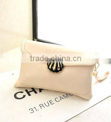 shell accessorey clutch bag fashion women shell wallet and purse