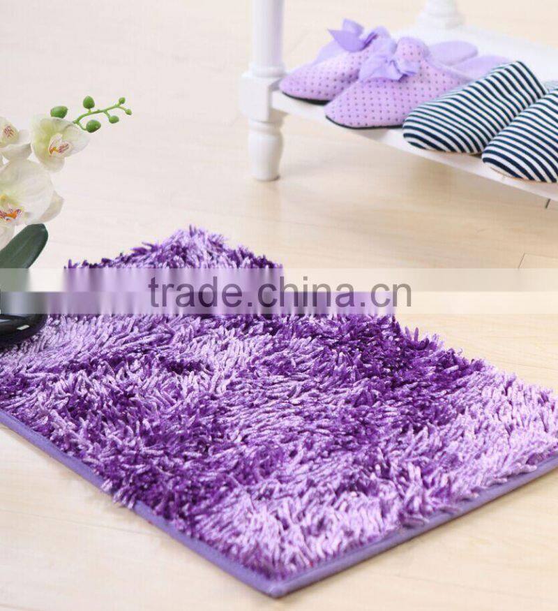 2015 New design 3D chenile bath mat 3 sets/printed mat 3sets/memory foam bath mat 3sets