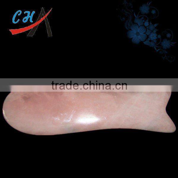 rose quartz gemstone massage tool