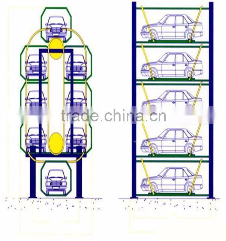 car parking equipment rotary car park garage vertical rotary auto parking system