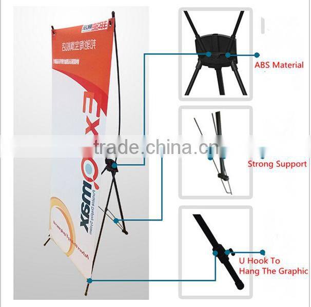 rolling up banner free standing display retractable banner stand