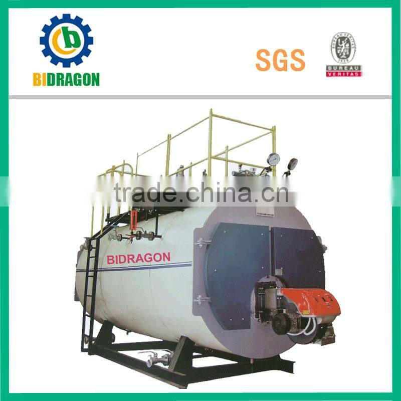 Industrial 3--pass wet back oil gas fired boiler for chemical materials