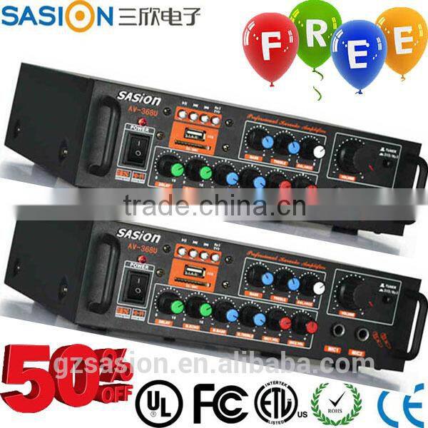 AV368U free sample amplifier karaoke hdmi amplifier