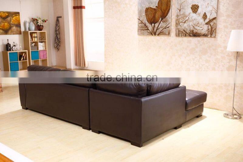 hot sale living room soft and leisure leather sofa