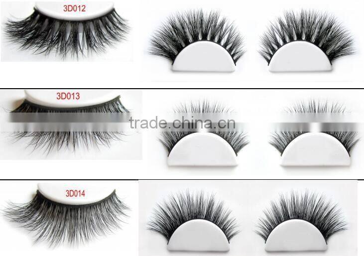 Cruelty free wispy 3D Mink Lashes wholesale price with private label