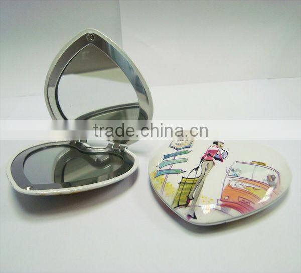 Makeup Metal Mirror in Aluminum High Quality Cosmetic Mirror/Compact Mirror