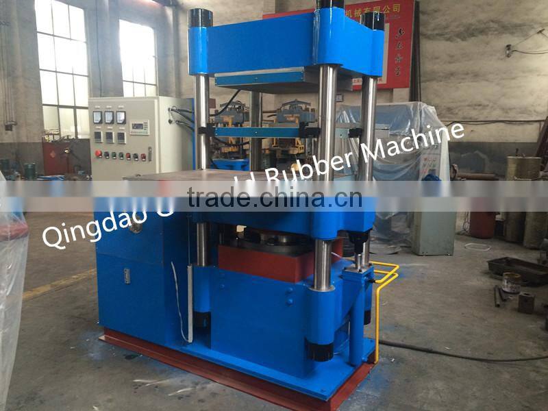 On pressure plate vulcanizing press for rubber tile production line / rubber tile press machine