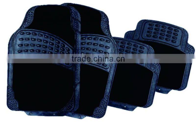 No smell High quality of Color cheap carpet car mat with PVC