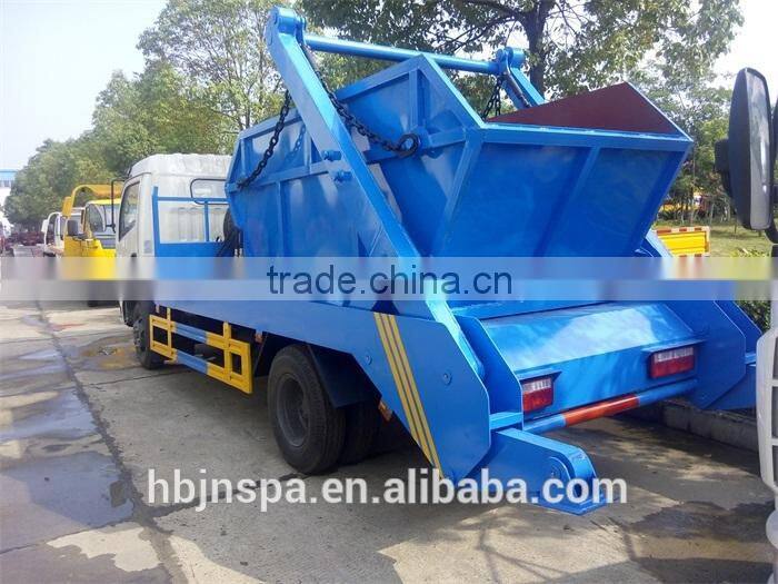 good price Dongfeng 8cbm swing arm garbage truck