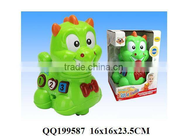 Plastic B/O bump & go bee toy