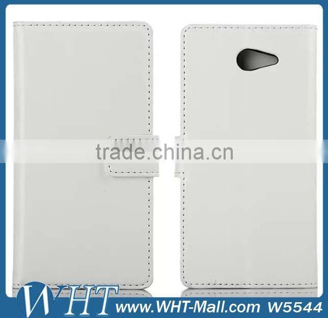 Cheap Mobile Phone Cases Leather Flip Case for Sony Xperia M2 Mobile Phone Case