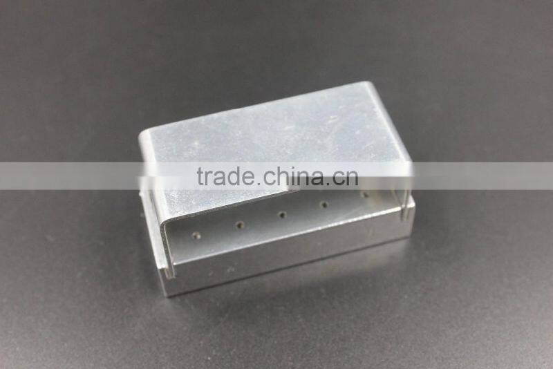 Hot Sale 15 holes Aluminium Dental Bur Holder(Silver)