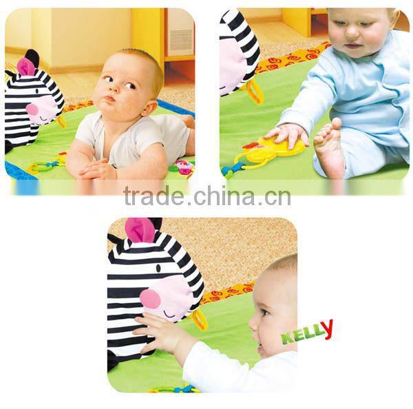 Wholesale Price Soft Material Cute Zebra Baby Rug