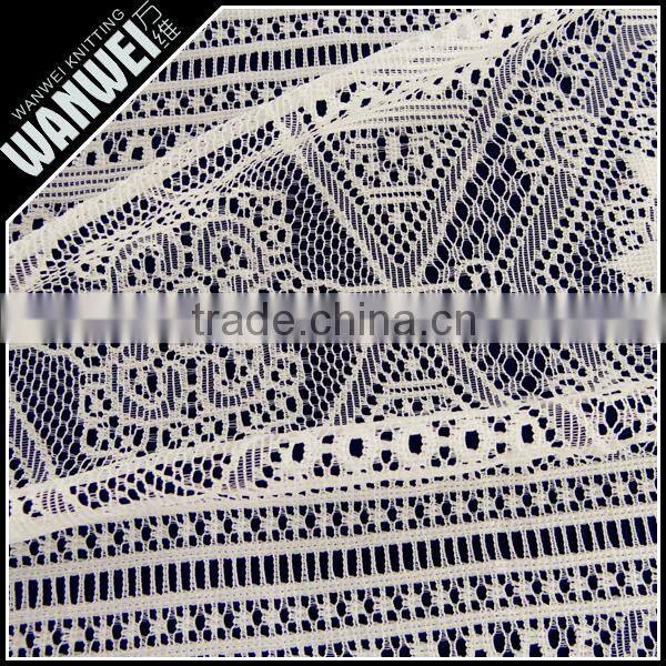 New products special design exquisite softextile lace fabric knitting by Changle factory