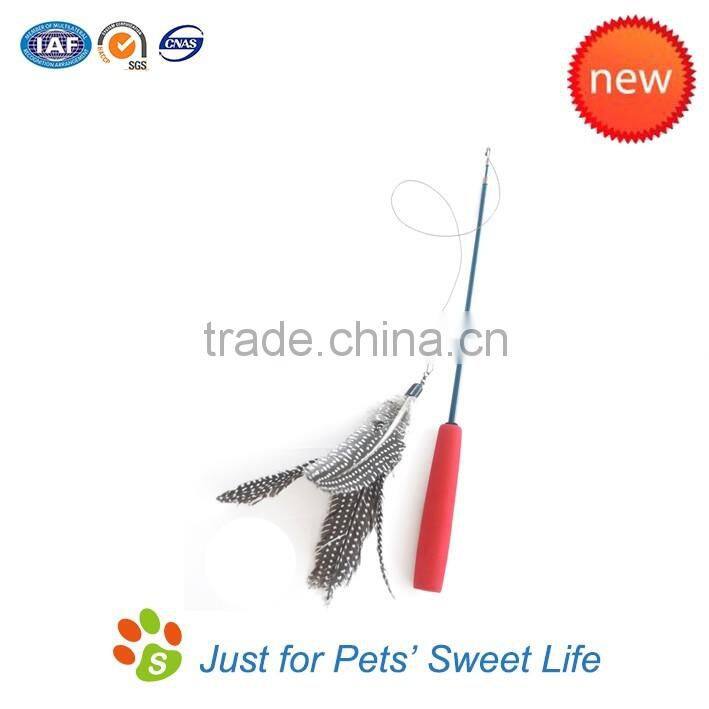 Feather Cat Toy Rabbit Fur Cat Toy Cat Teaser Toys