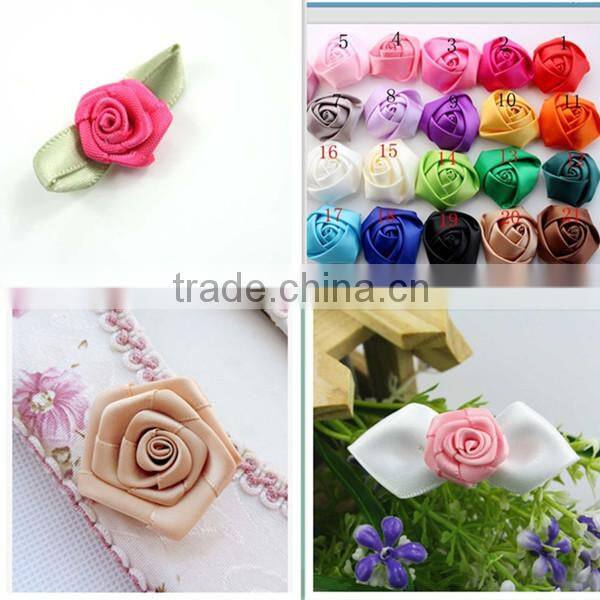 Custom ribbon rose flowers