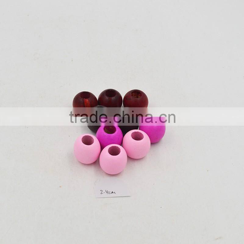 Multi Colored Wood Beads For Clothing /Purse/Shoe/Handbag/Clutch Bag