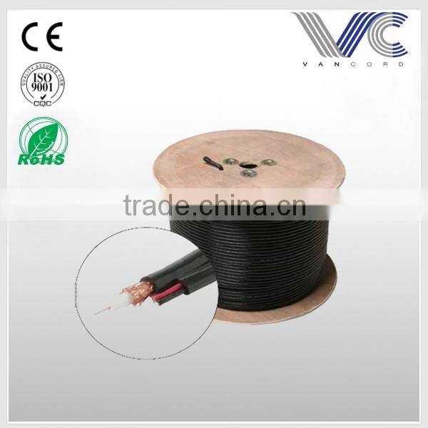 RG6 Power Video Combo Cable Roll Spool Box for Security Camera System