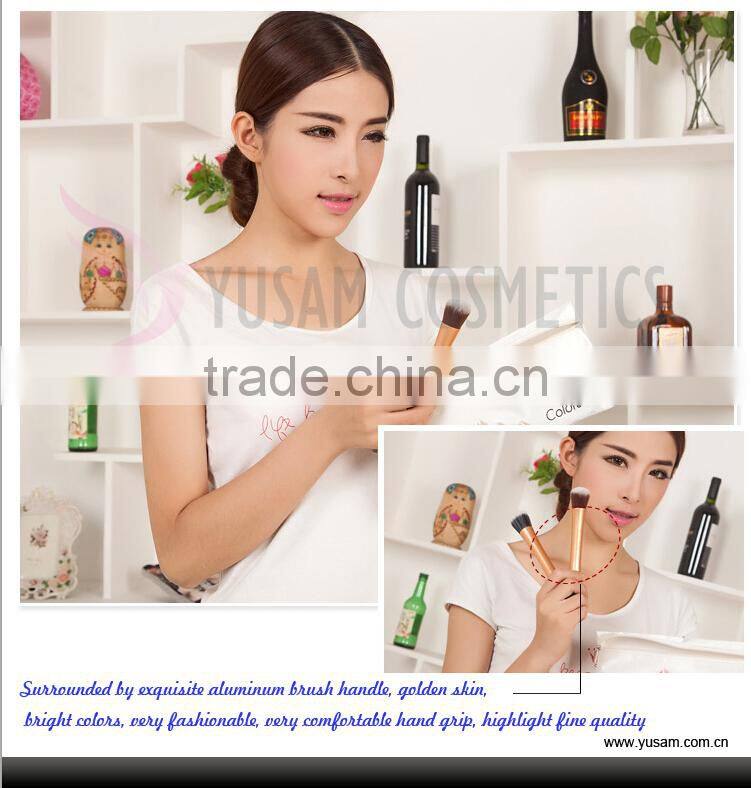 5 pcs personalized makeup brush set