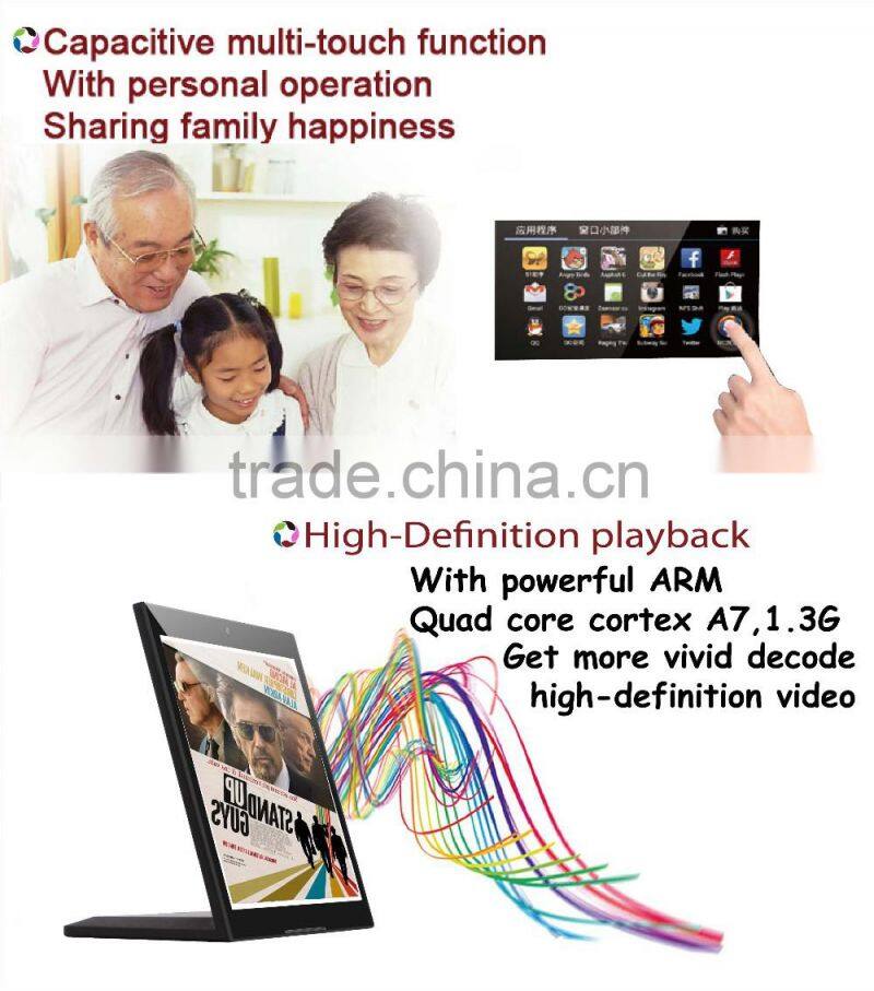 china digital photo frame super hd player 3g tablet pc