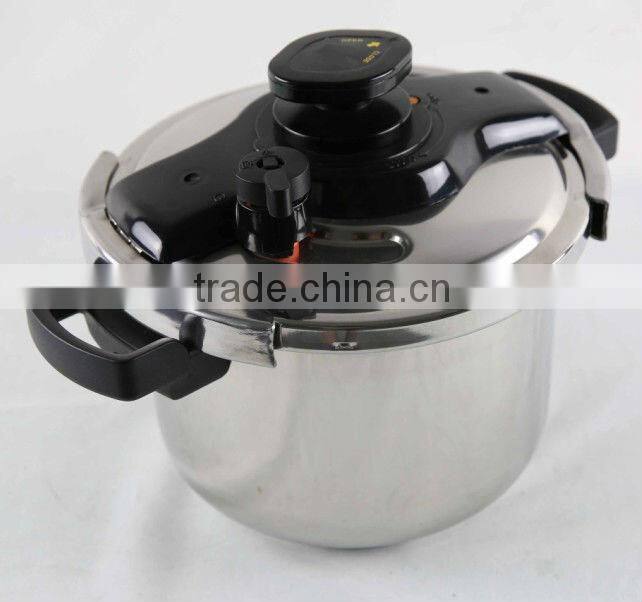 professional stainless steel cookware, sandwich bottom, suitable to gas stove & induction cooker, DSA22cm 6L