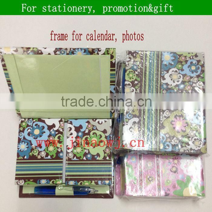 block note pad with pen