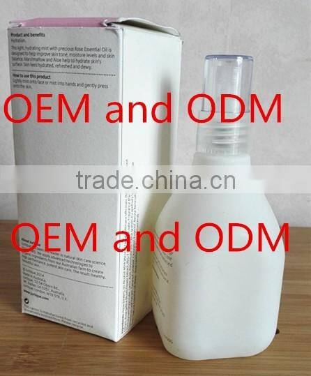 Private logo OEM and ODM rosewater balancing mist